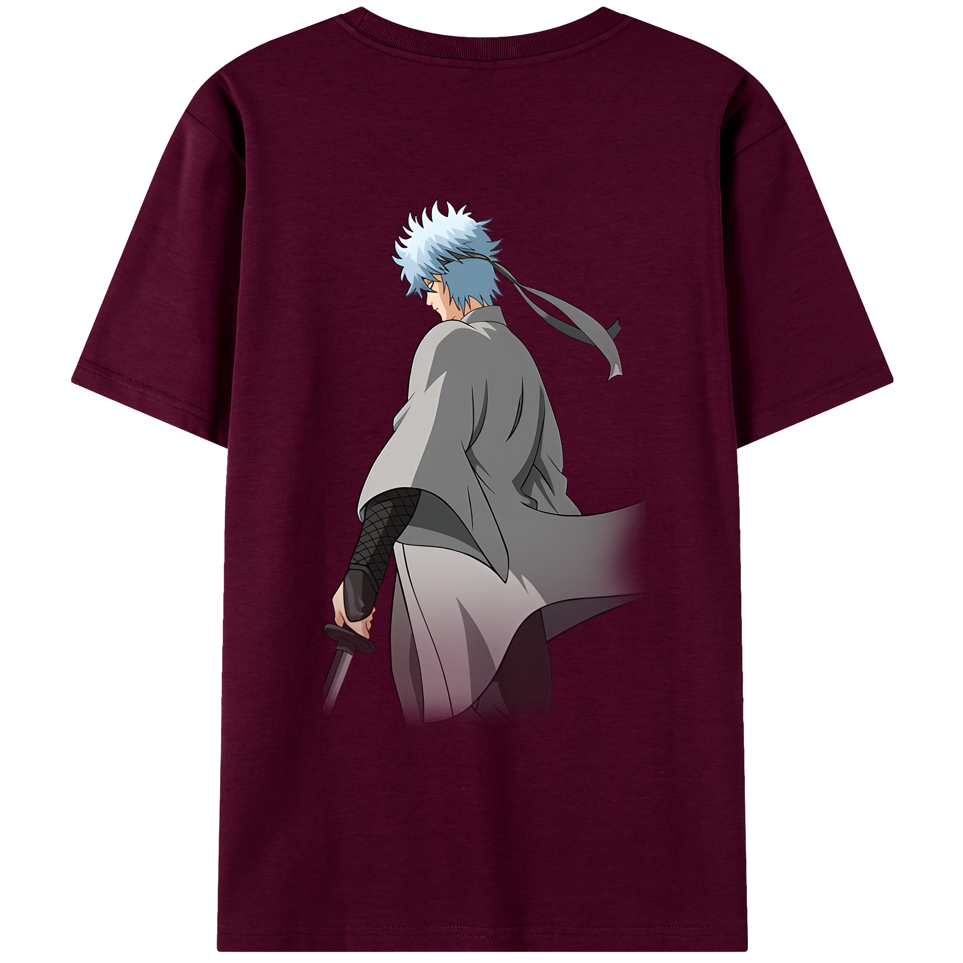 （画像用） ぎんたま 坂田銀時（さかたぎんとき） 神楽 志村新八（しむら しんぱち） GINTAMA Sakata Gintoki Kagura Shimura Shinpachi レディース半袖Tシャツ(バックプリント)